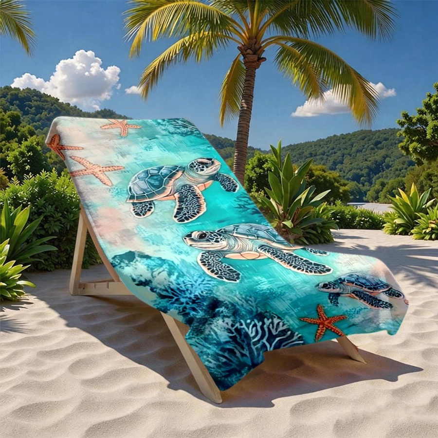 Sandfreies und schnelltrocknendes Strandtuch von JMG Household Supplies, weich und saugfähig, B/B: 70 x 150 cm - Bild 3