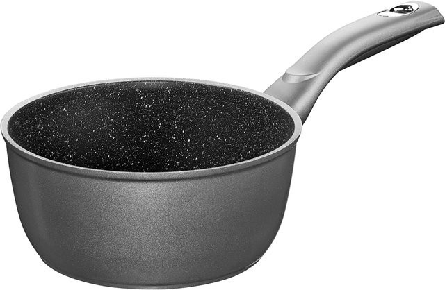 STONELINE Gourmundo Stielkasserolle mit Antihaftbeschichtung, Grau, Durchmesser: 20 cm - Bild 1