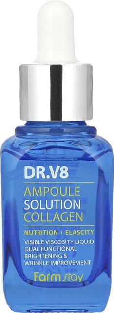 Dr. V8 Ampullenlösung Kollagen Serum, 30 ml, Gesicht - Bild 1