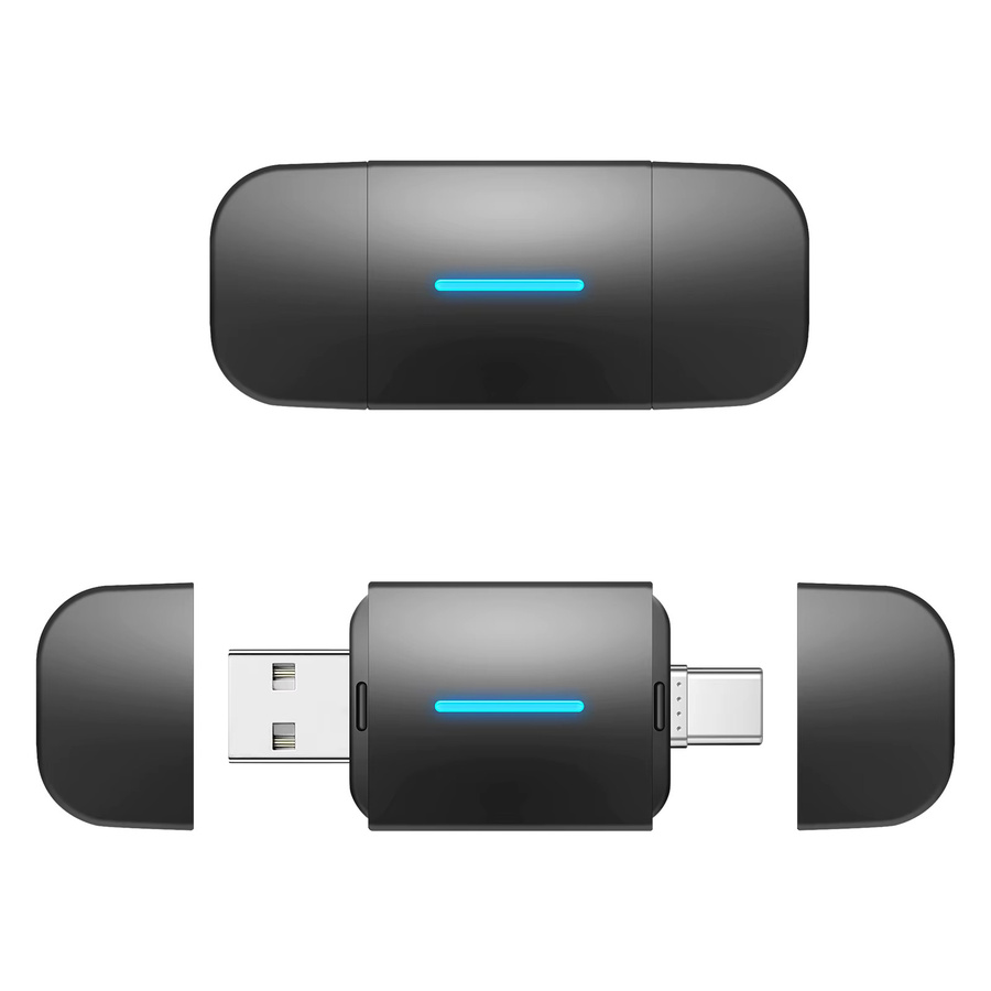 ANYFAR 2-in-1 Wireless CarPlay und Android Auto Adapter in Schwarz mit Bluetooth, WiFi und USB-C Anschluss für OEM Fahrzeuge - Bild 6