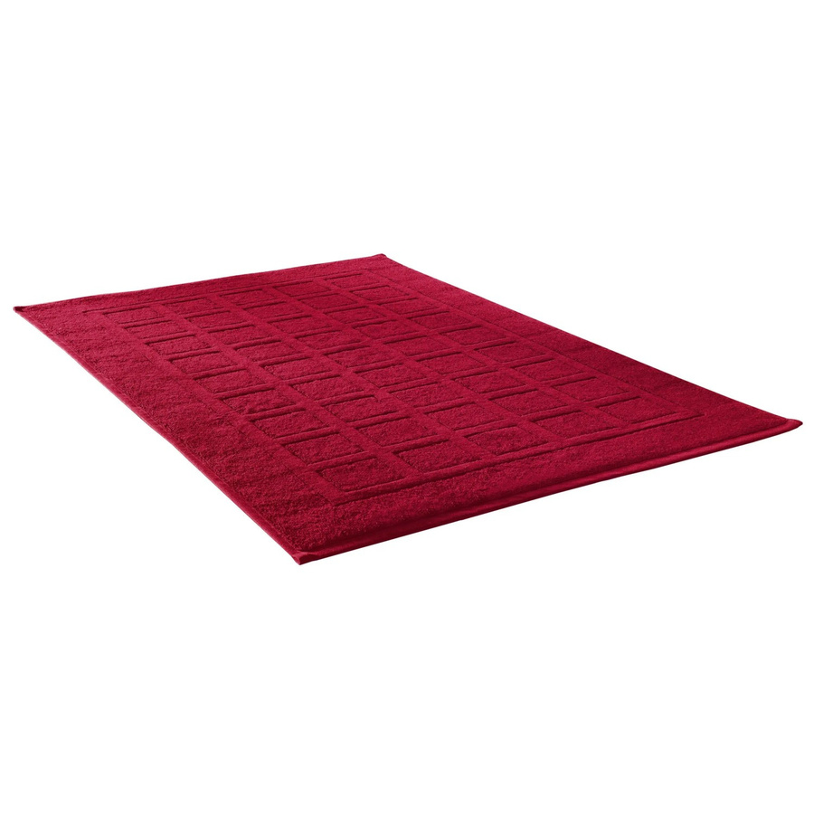 Dyckhoff Badvorlegerset Planet aus Bio Baumwolle, Rot, 3-tlg., Breite: 50 cm, Tiefe: 80 cm - Bild 2