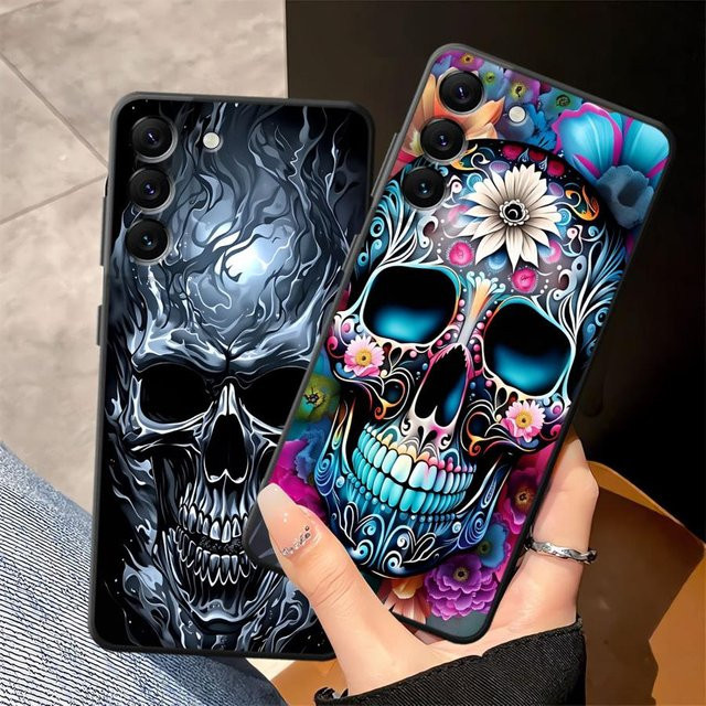 Gotische Skelett Handyhülle für Samsung Galaxy in Multicolour - Bild 1