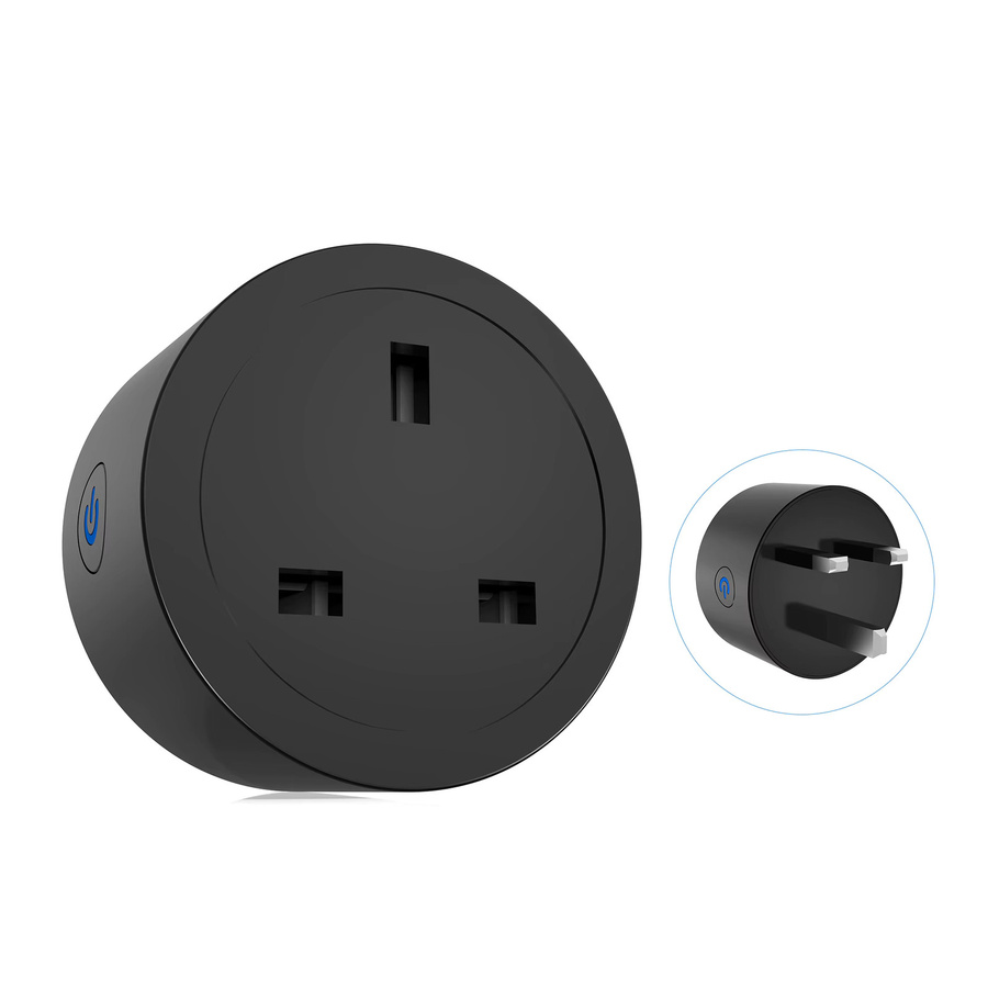 Tuya WiFi Smart Stecker UK in Schwarz mit Energieüberwachung, App- und Sprachsteuerung sowie Timer und Power-Off-Speicherfunktion für Smart Life - Bild 6