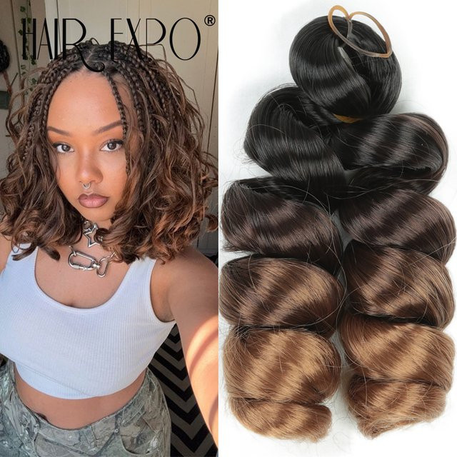 Hair Expo City Haarverlängerung, synthetisch, lockiges Haar, Damen - Bild 1