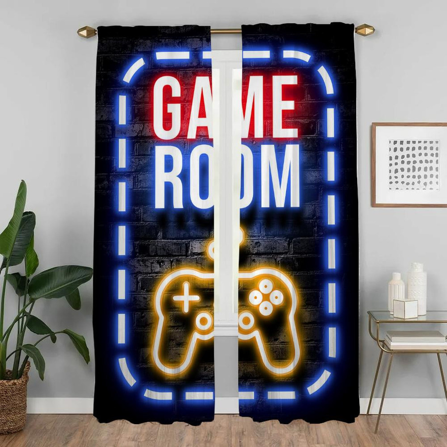 Verdunkelungsvorhänge für dein Zimmer, 2er-Set in Multicolour, B: 50 cm, H: 70 cm - Bild 1
