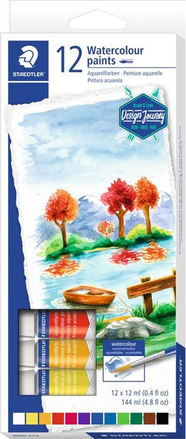 Staedtler Aquarellfarben-Set mit 12 Tuben - Bild 1