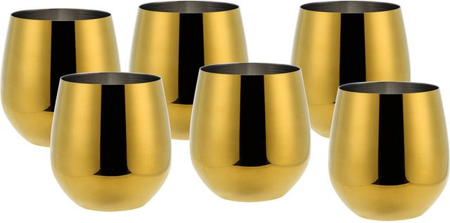 ECHTWERK Weingläser in Gold, 6er Pack, 500 ml - Bild 1