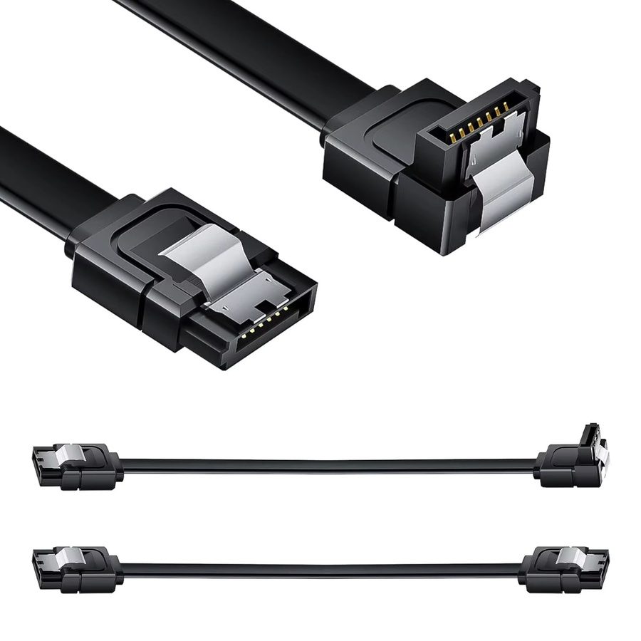 Congdi SATA III Datenkabel für SSD und HDD mit 6 Gbit/s in Schwarz - Bild 4