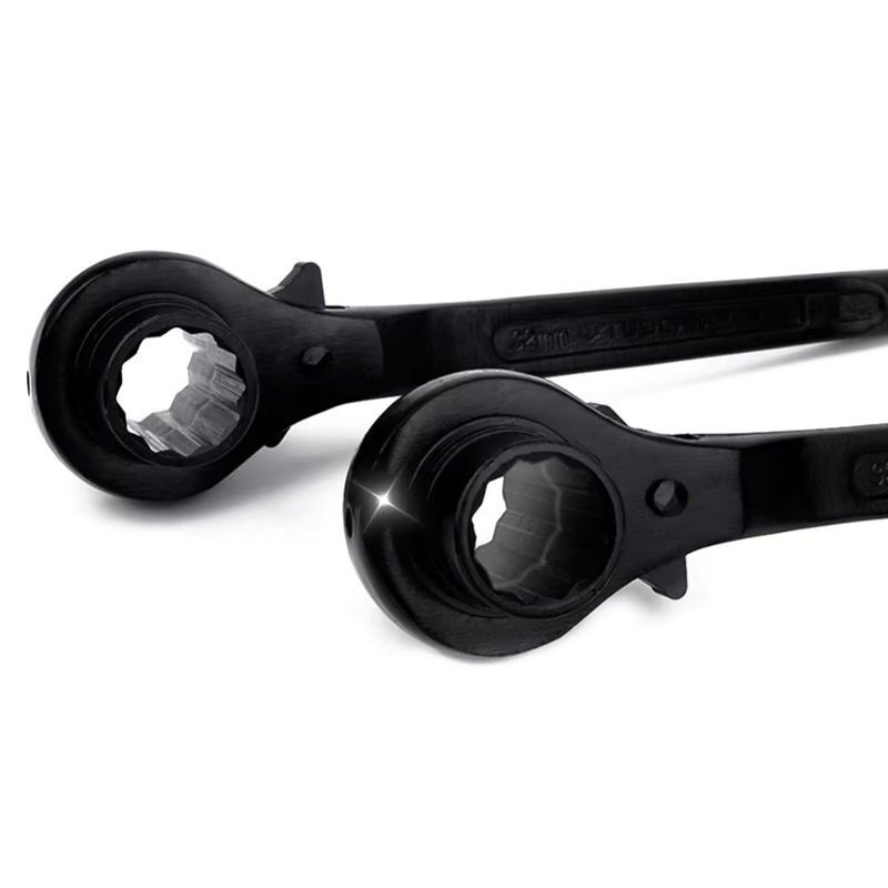 Multifunktionaler bidirektionaler Sechskant-Ratschenschlüssel in Industriequalität, Schwarz, 30–32 mm - Bild 3