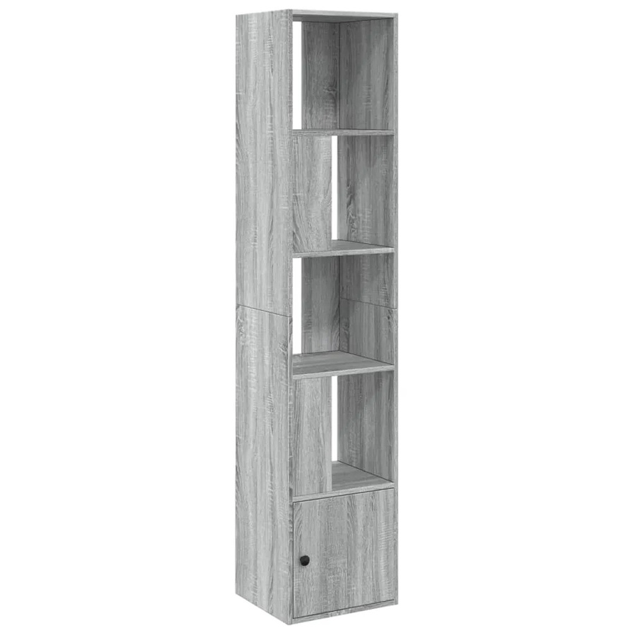 vidaXL Bücherregal Grau aus Holzwerkstoff B/T/H: 40 x 36 x 189 cm - Bild 2