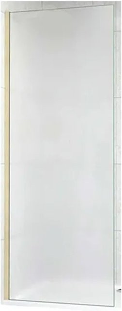 Duschparadies Walk In Duschabtrennung mit Goldrahmen und Milchglas, B/H: 120 x 200 cm, 10mm Nano Glas - Bild 1