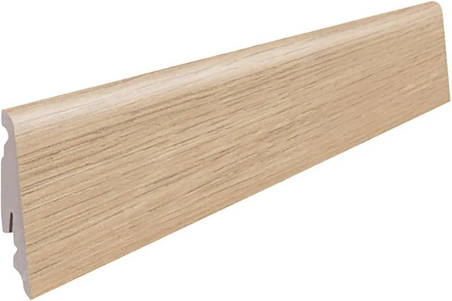 Haro Sockelleiste Melina Puro-Eleganza Eiche, Farbe Braun, H: 58 mm, B: 19 mm, Länge: 2200 mm - Bild 1
