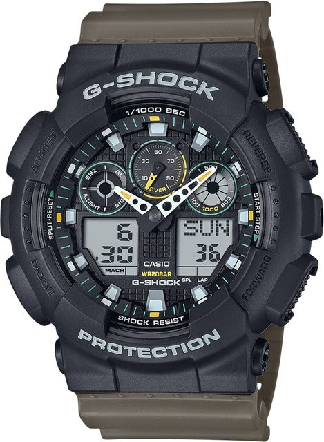 Casio G-Shock Classic Armbanduhr, Analog-Digital, Quarz, Kunststoff, 51 mm, Herren - Bild 1