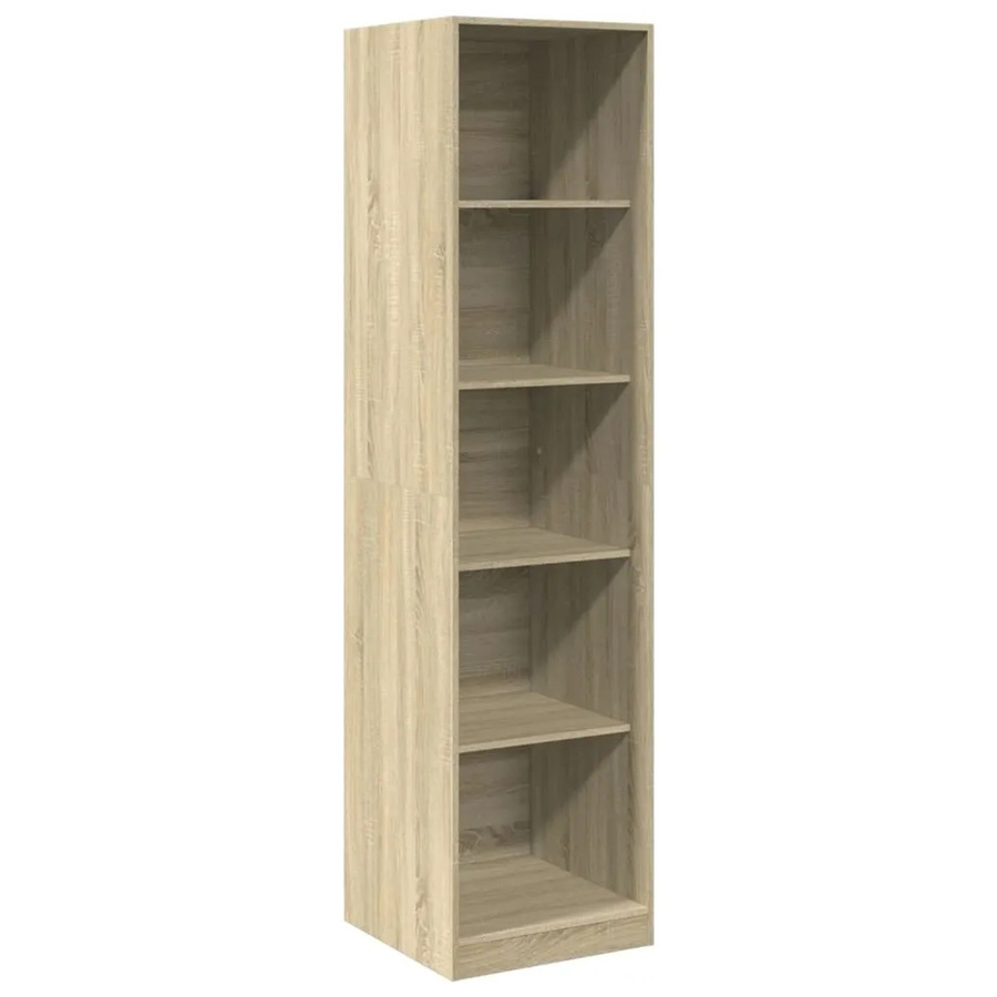 vidaXL Kleiderschrank Sonoma-Eiche in Braun aus Holzwerkstoff, B/T/H: 50 x 50 x 200 cm - Bild 2