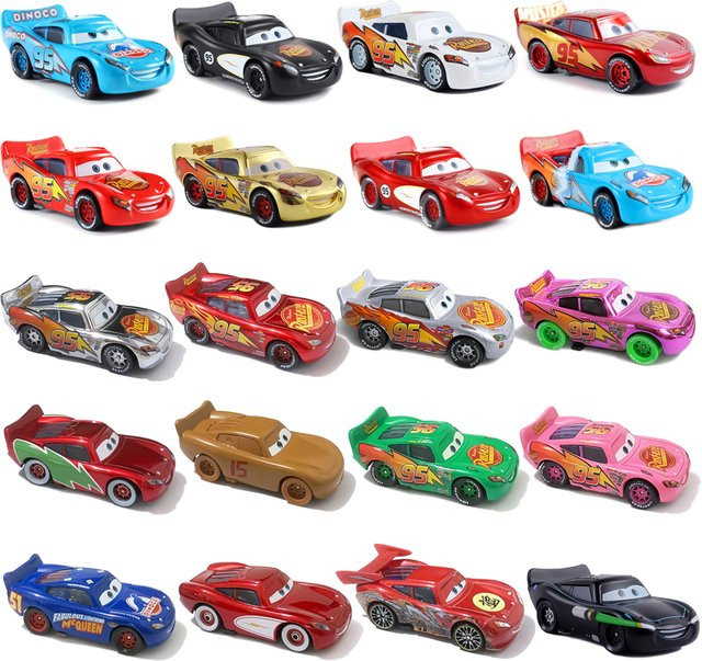 TAKARA TOMY Disney Cars Lightning McQueen Basic Styles Dinosaur Darth Vader Golden Piston Cup, Spielzeugauto-Modell - Bild 1