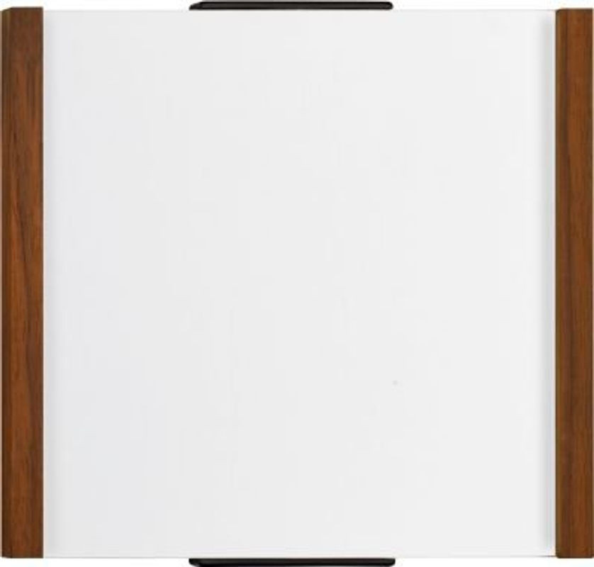 moedel Türschild LMH mit Holzrahmen und Polyester-Abdeckung, individuell beschriftbar, Braun, B: 16,0 cm, H: 14,8 cm - Bild 1