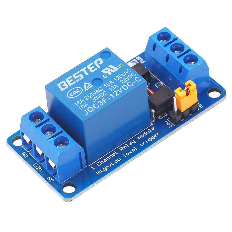Relais Modul mit Dual Optokoppler Isolation und High/Low Level Trigger in Blau - Bild 2