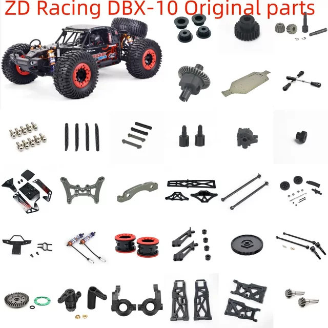 ZD Racing DBX-10 DBX10 RC Modell Auto Teile, Zubehör, Schwarz, Kunststoff - Bild 1
