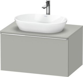 Duravit Waschtischunterschrank D-Neo, Wandhängend, Grau Matt, B/T/H: 80 x 55 x 45,9 cm - Bild 1