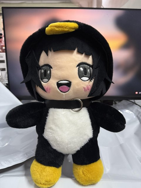 Yiran toy Gugu Gaga Kuschelpinguin, Plüschtier, 25cm - Bild 1