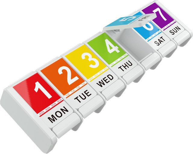 UNTIOR 7-Tage-Reise-Pillendose, Unisex - Bild 1