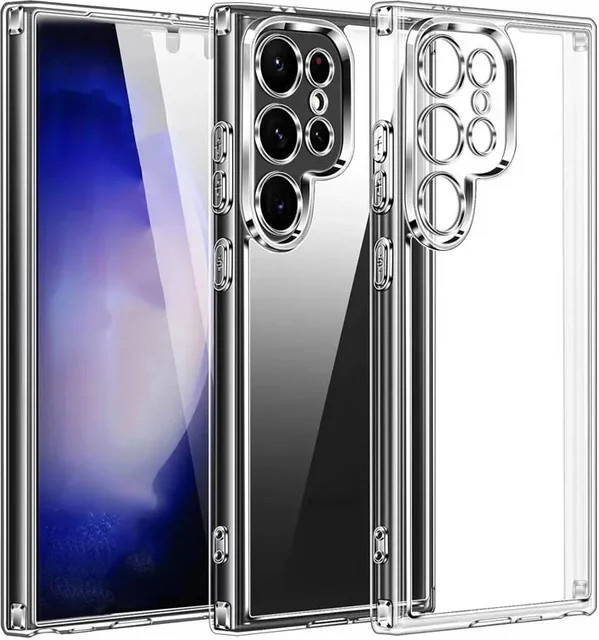 Transparentes TPU Schutzcase für Samsung Galaxy S25 S24 S23 S22 S21 S20 Ultra Plus FE - Bild 1