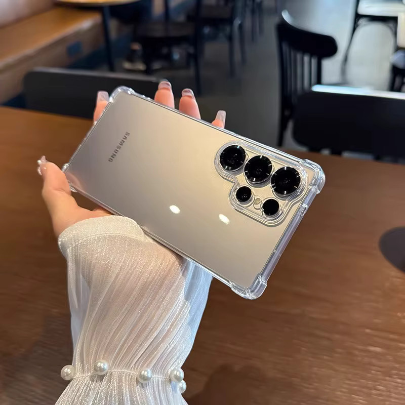 Transparente Silikonhülle aus weichem TPU für Samsung Galaxy S26 S25 S24 S23 S22 S21 S20 Ultra Plus A55 A16 A56 Note 20 Ultra - Bild 2