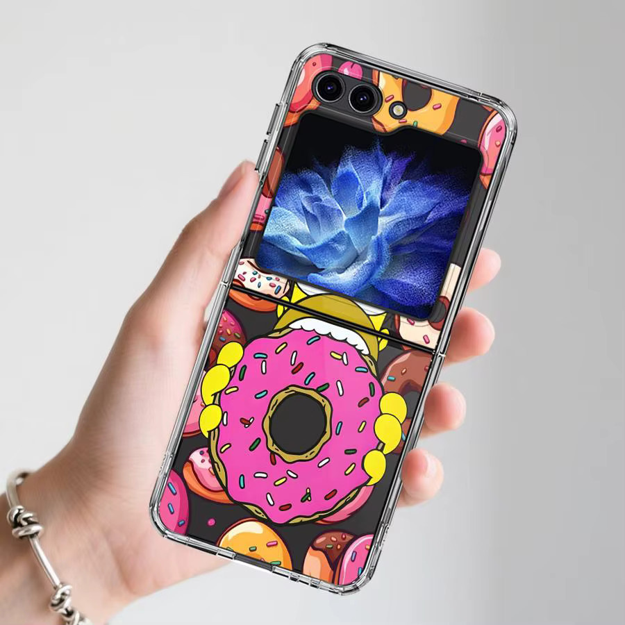 Harte Handyhülle Simpson Donut für Samsung Galaxy Z Fold (Modelle Z Fold 3 bis Z Fold 7) in Multicolour - Bild 5