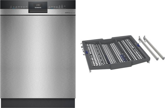 Siemens Unterbau-Geschirrspüler SN43ESS3BD in Edelstahl mit Aquastop, Breite: 60 cm - Bild 1