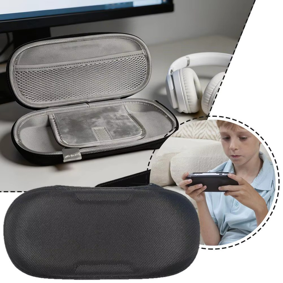 Stoßfeste Tragetasche für Retroid Pocket 6 Spielekonsole in Schwarz - Bild 5