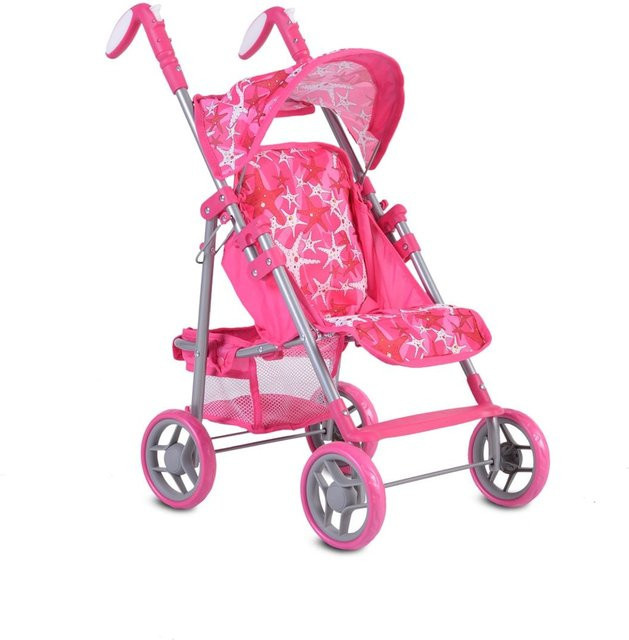 Moni Stars 9351 Puppenwagen faltbar pink - Bild 1