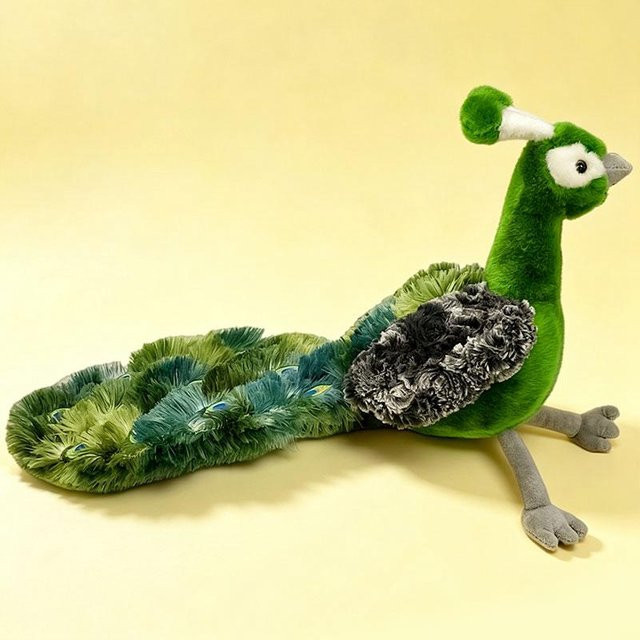 Yiran toy Pfau, Plüschtier, 48cm, Bunt / Mehrfarbig - Bild 1