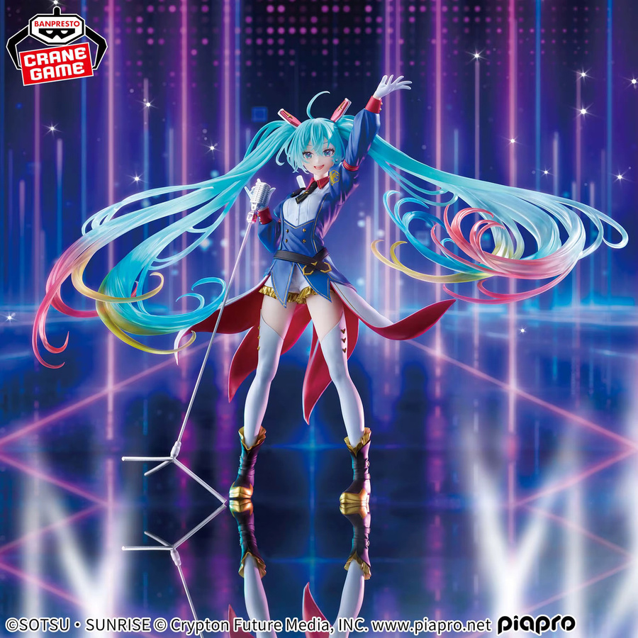Bandai Spirits Banpresto Evolve Gundam 45th Anniversary x Hatsune Miku Kollaborationsfigur Anime-Modellspielzeug - Bild 5