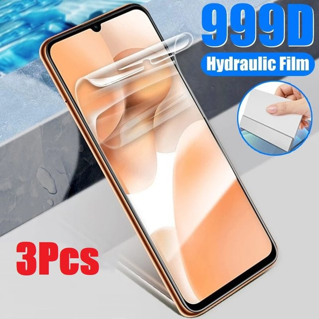 3er-Pack Hydrogel-Displayschutz Folie für Samsung Galaxy A06 A07 F16 M16 A17 F17 A25 A36 F36 F56 M36 5G, Transparent, Vollabdeckung - Bild 1