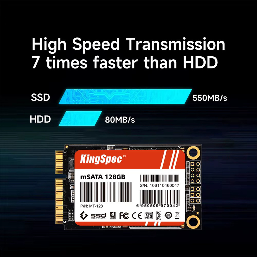 KingSpec mSATA SSD Internes Solid State Drive für Dell Notebook PC - Bild 3