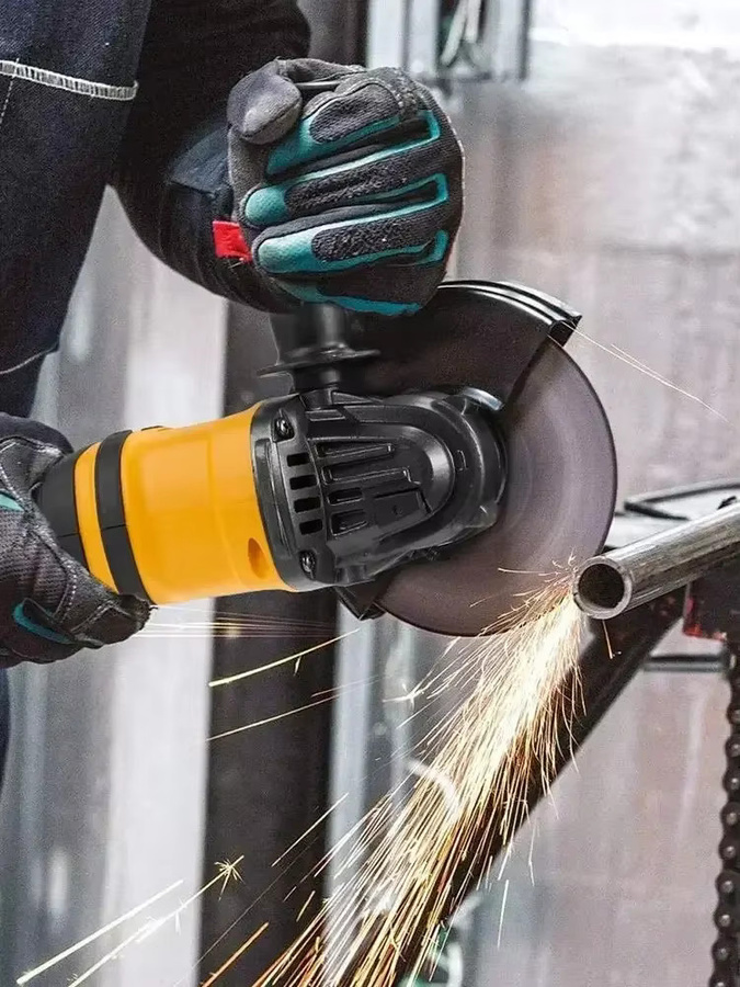 MELLWIN Bürstenloser Akku-Winkelschleifer 125 mm für Makita 18V LXT zum Schleifen, Polieren und Schneiden von Metall und Holz - Bild 7