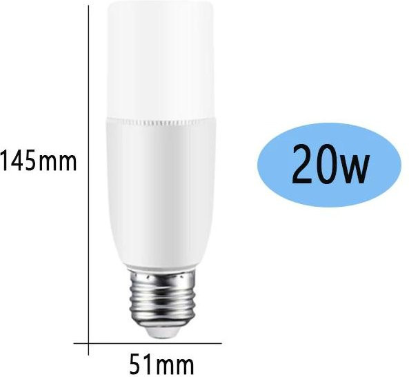 Yongkomo LED Zylindrische Mais Birne E27 20W Warmweiß - Bild 1