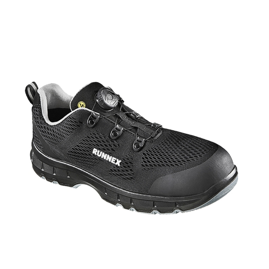RUNNEX Sicherheitsschuhe FlexStar S1PS-ESD Halbschuhe Textil Grau Schwarz Größe 44 - Bild 3