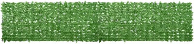 vidaXL Balkon-Sichtschutz künstliche Hecke in Grün, semi-transparent, Breite: 500 cm, Höhe: 100 cm - Bild 1