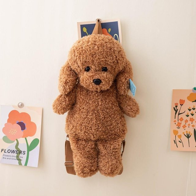 Yiran Health & Beauty Teddy-Hund Plüschrucksack, ab 3 Jahren - Bild 1