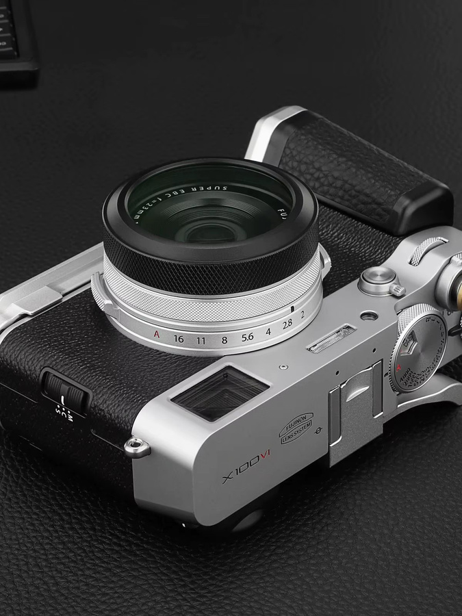 Haoge MC UV Kameraobjektivschutzfilter mit integriertem Adapterring für Fujifilm X100VI und Fuji X100V in Schwarz - Bild 5