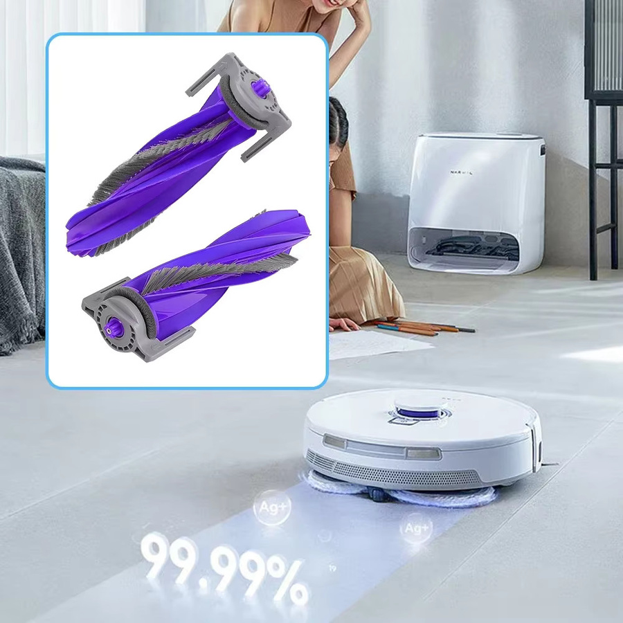 WINDNINJA Ersatz Hauptrollenbürste für Narwal Freo X Ultra, Freo X Plus, Freo Z Ultra, Narwal Flow, J4, J4 Lite, J5, J5X und J6 Roboter-Staubsauger in Purple - Bild 6