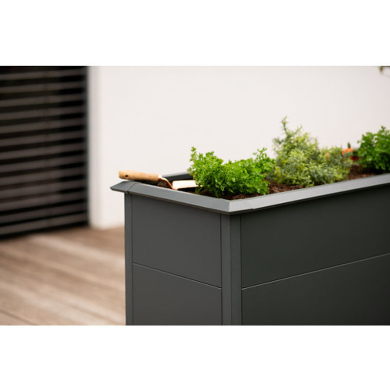 Westmann Hochbeet Primus M aus verzinktem Stahl in Anthrazit B/H/T: 100 x 77 x 50 cm - Bild 13