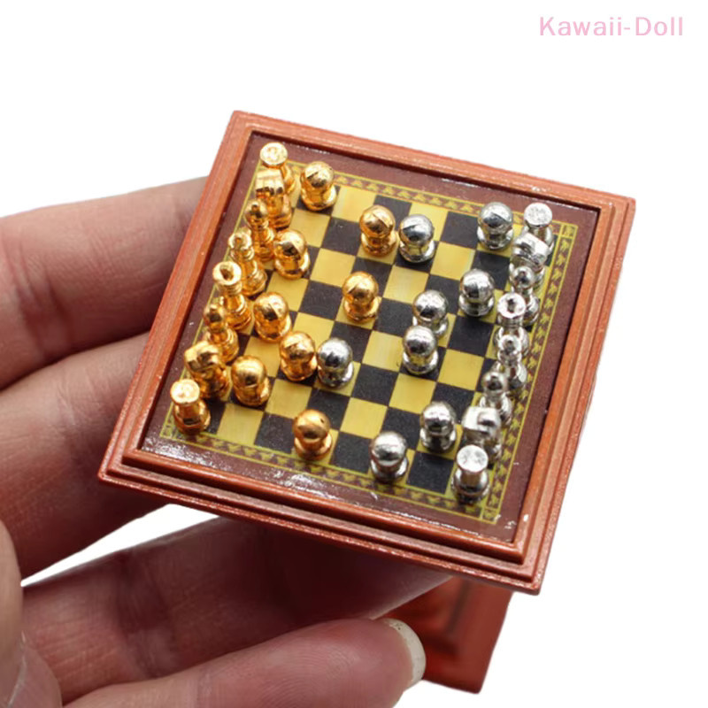 DIAPER&CORED Internationales Schach Set, Miniatur Legierung, 1-teiliges Set - Bild 3