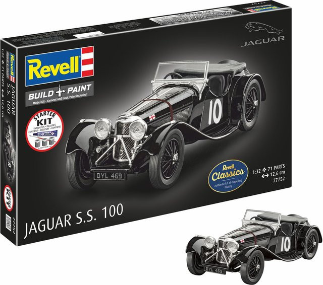 Revell Jaguar SS 100 Kit de démarrage, Fahrzeuge - Bild 1