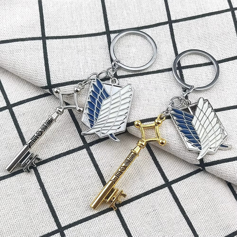 YiYuYiHua Schlüsselanhänger, Anime Attack On Titan, Unisex - Bild 2