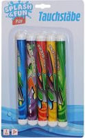 Splash und Fun Wasserspielzeug Tauchstäbe, 5 Stück, bunt/mehrfarbig - Bild 1