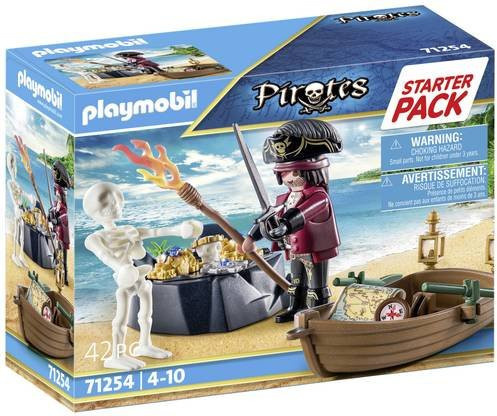 Playmobil Pirates Starter Pack Pirat mit Ruderboot 71254