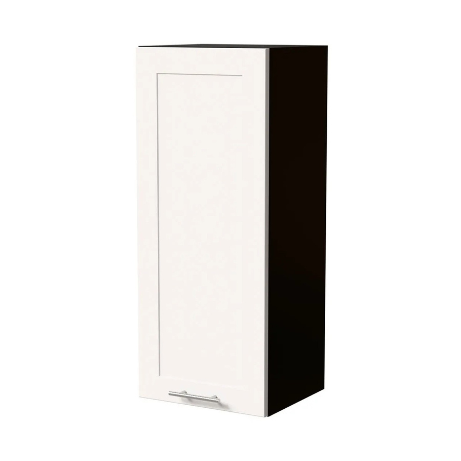 Feldmann-Wohnen Hängeschrank Oslo W4/40 in Schwarz und Weiß Matt, B/T/H: 40 x 32,5 x 96 cm - Bild 2