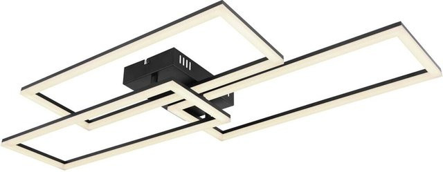 Globo LED-Deckenleuchte Tiny Schwarz matt, B/H/T: 90 x 40 x 8 cm - Bild 1
